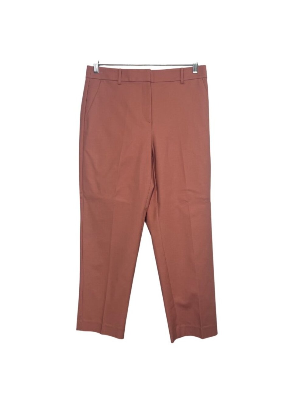 Loft The Perfect Straight Curvy Pants Size 10 Pink Cotton Summer